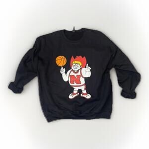 Custom Nebraska basketball crewneck size XL